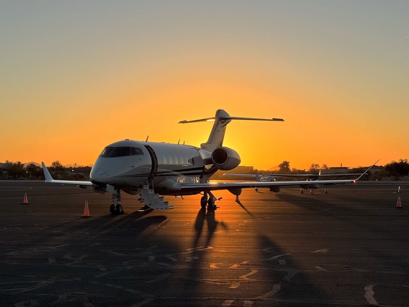 Cockpit instruments and avionics during professional training flight
